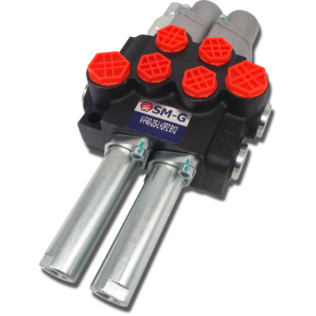Rozdzielacz Hydrauliczny 2 SEK 40L PŁYWAK NA LINKI ZATRZASK